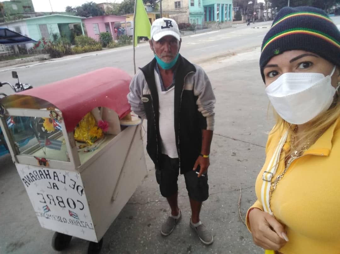 Omar, el "pagador de promesas". Foto: Facebook/Dairis Gonzalez Ravelo