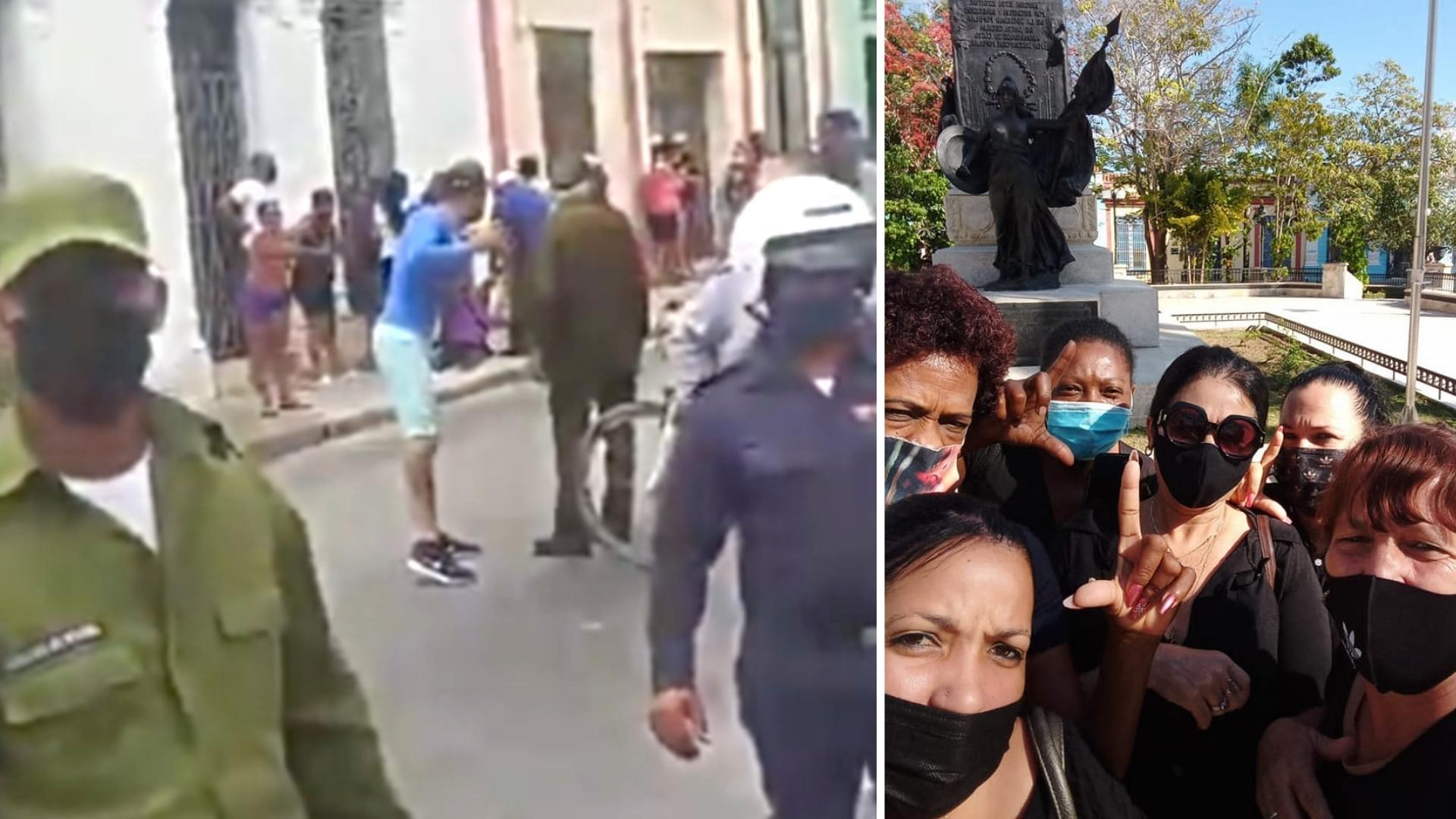 11J: familiares de presos van de negro a misa