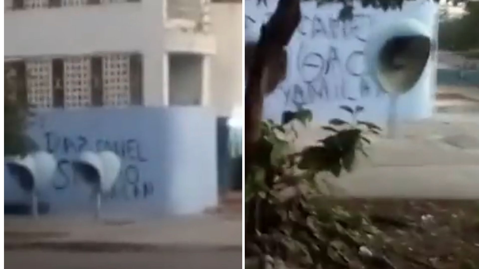 Vuelve a aparecer cartel contra Díaz-Canel