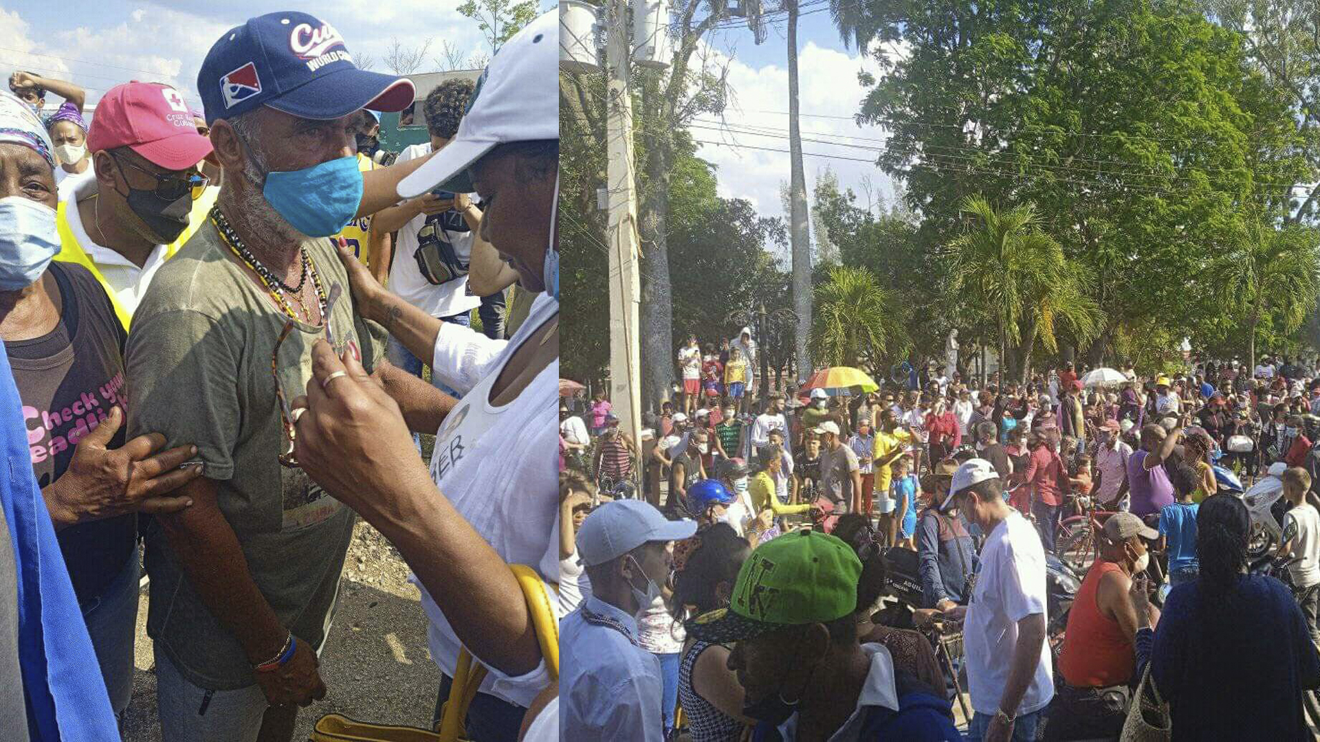 Cientos de cubanos reciben a “El Pagador de Promesas” en Florida, Camagüey