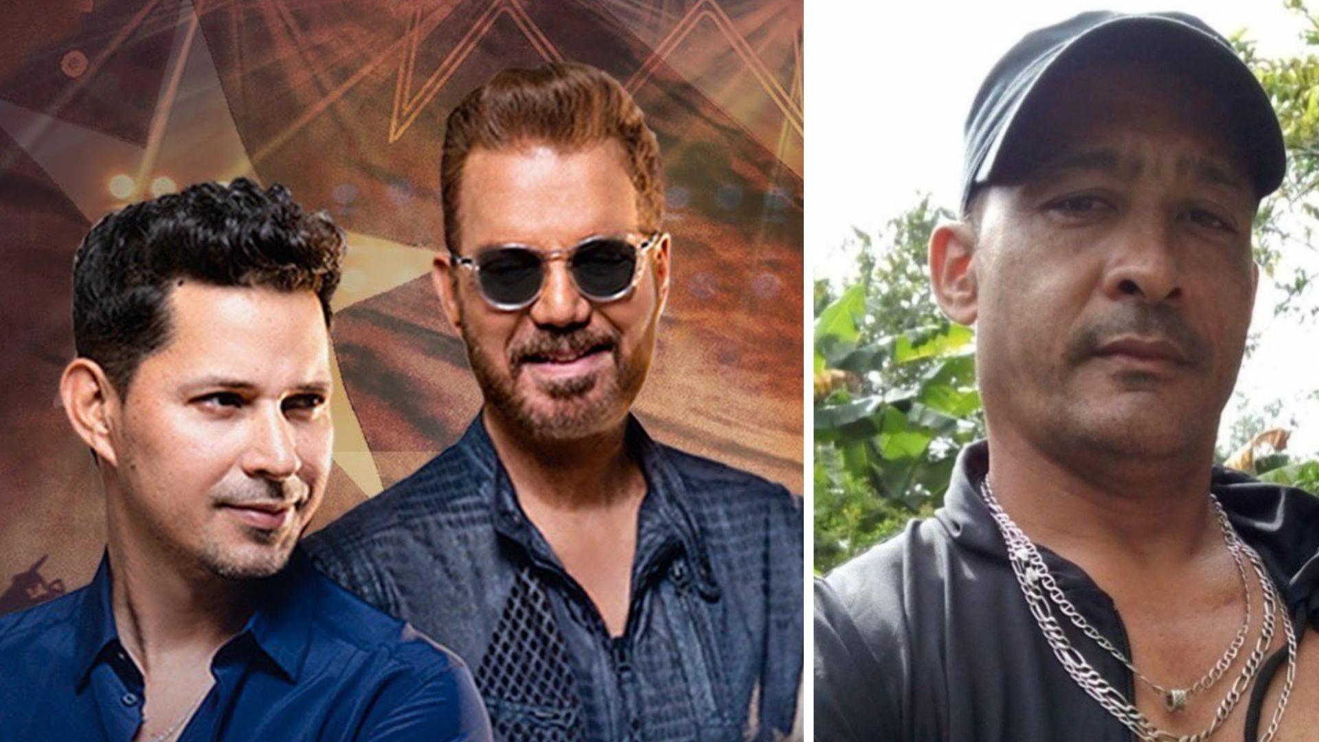 Leoni Torres, Willy Chirino y músico asesinado en Cuba. Fotomontaje: ADN Cuba