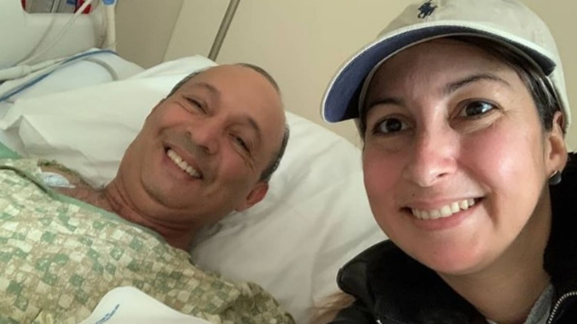 Nelson Gudín y Gelliset Valdés en hospital de Miami. Foto: Instagram/José Carlucho