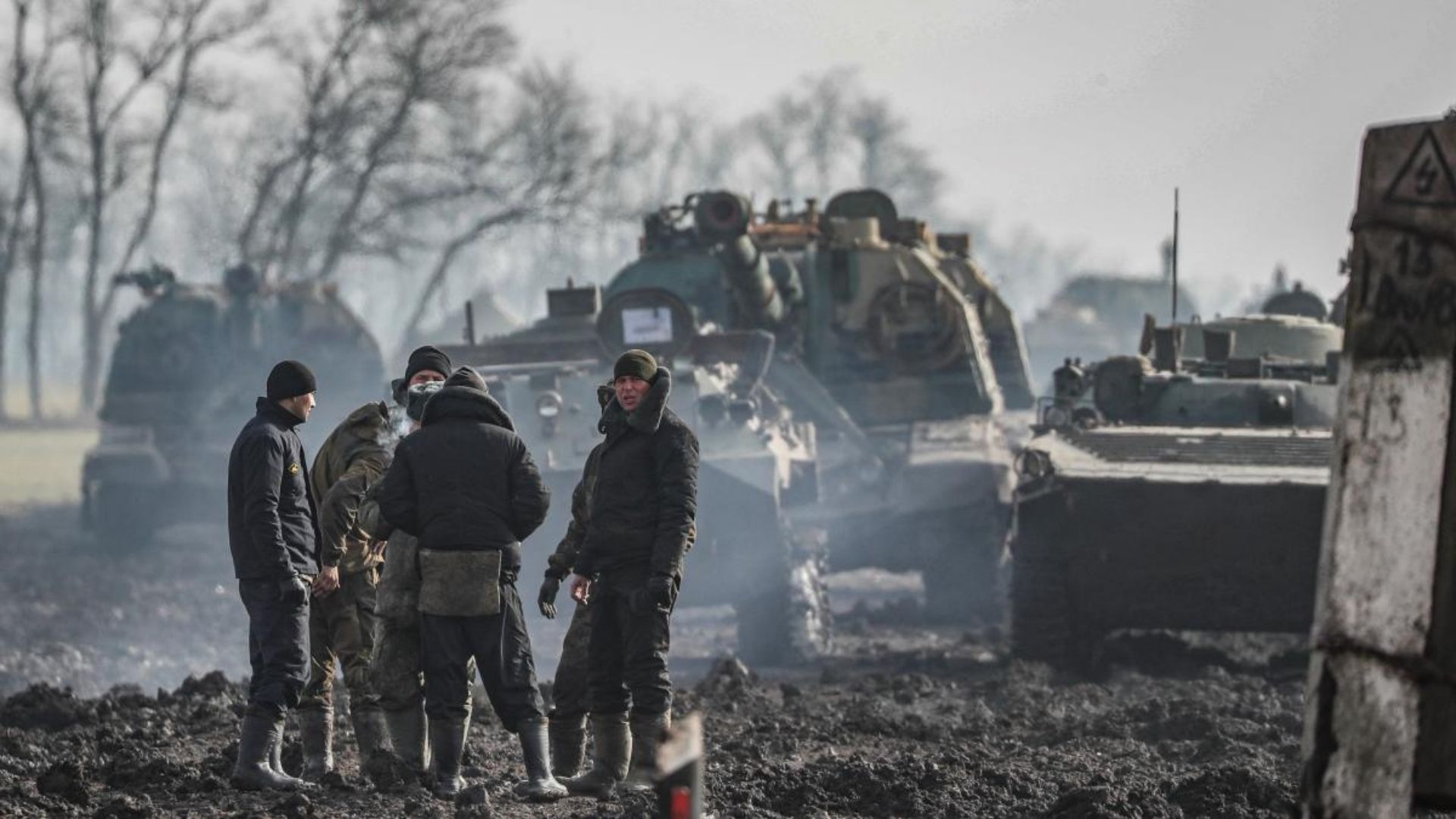 Sobre las 5 de la mañana, hora de Ucrania, se escucharon explosiones cerca de las principales ciudades, incluida la capital, Kiev