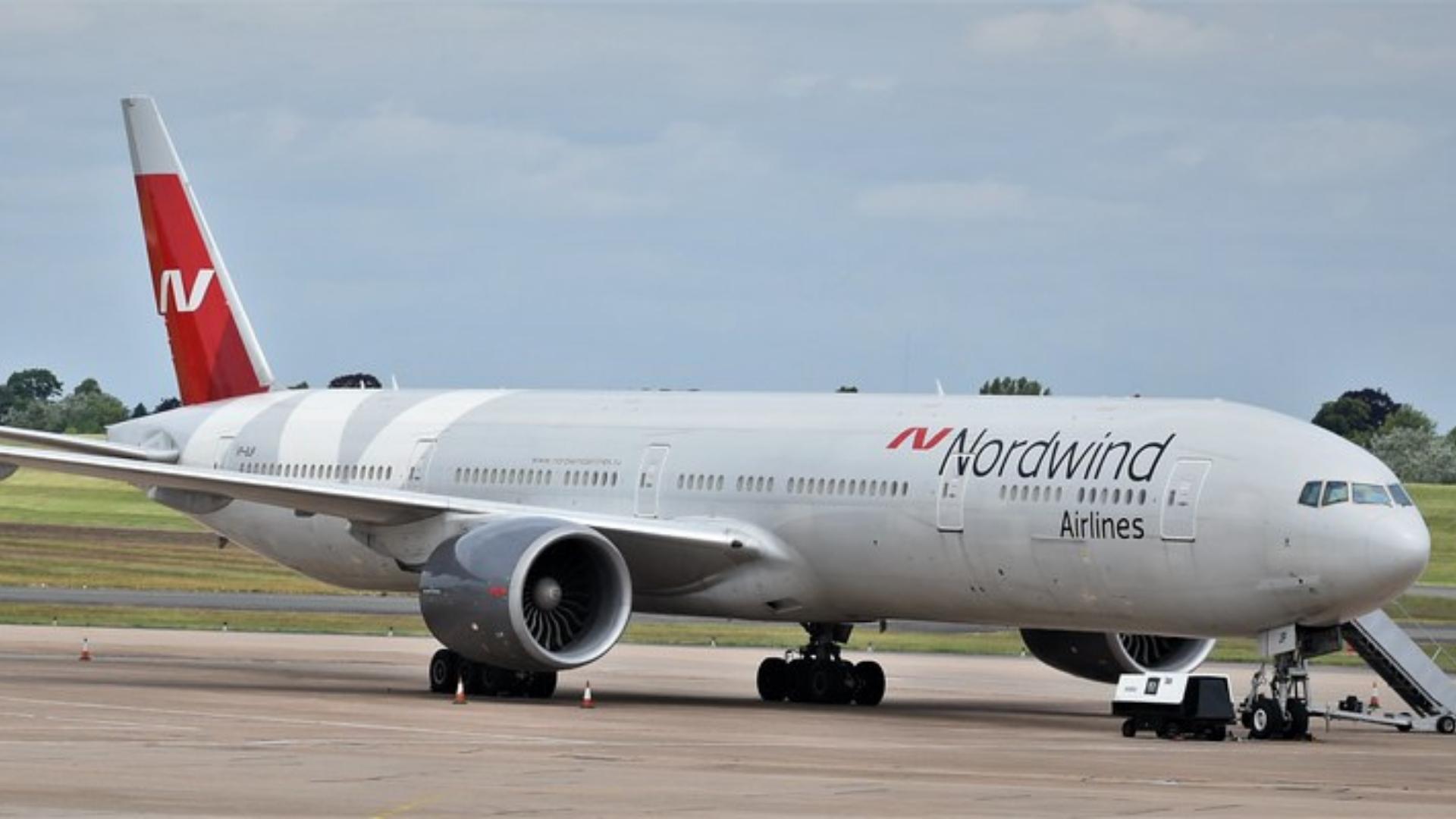 Avión de la compañía rusa Nordwind. Foto: Alec Wilson