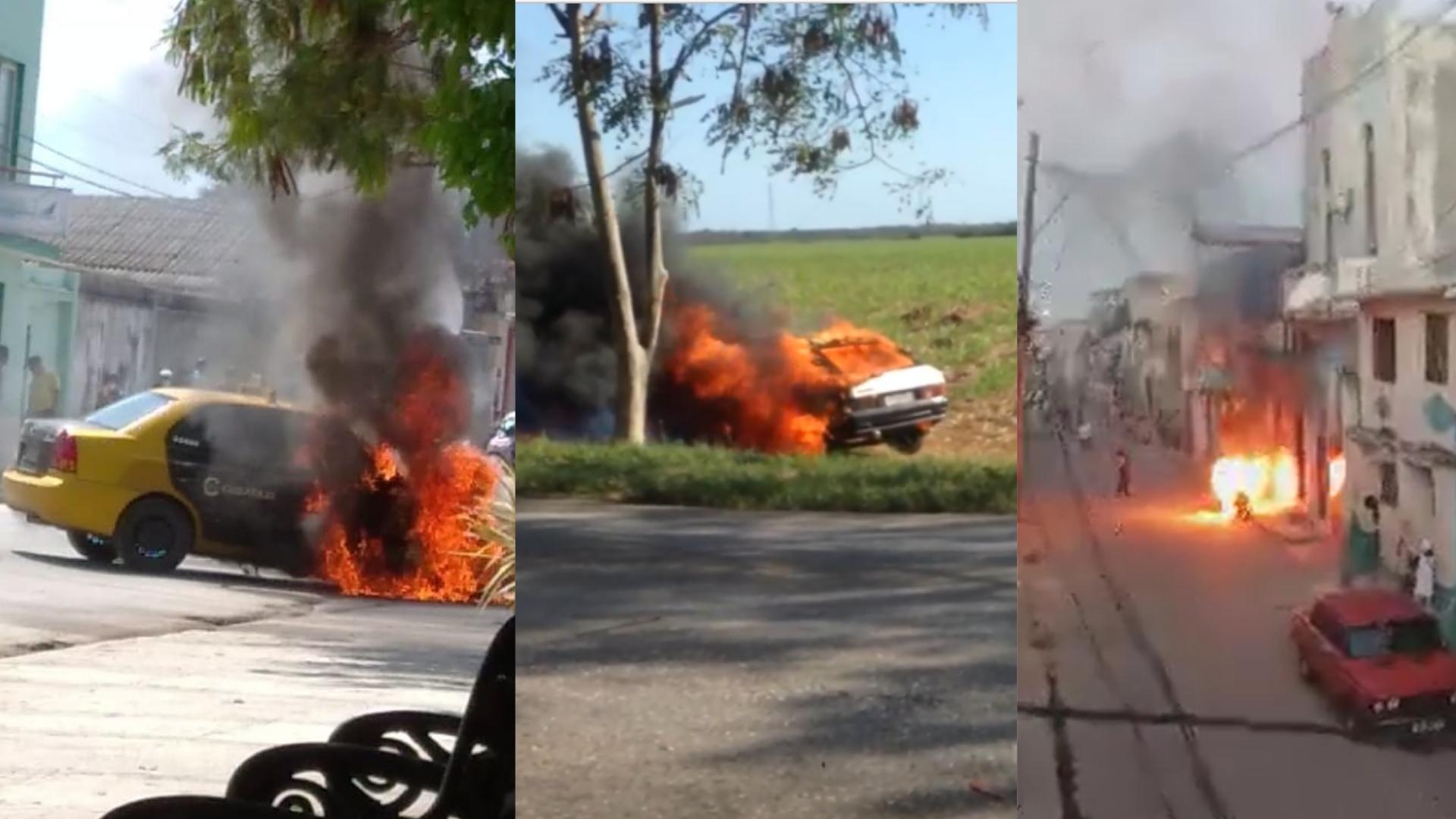 Tres incendios en 24 horas en Cuba: dos autos y una moto eléctrica