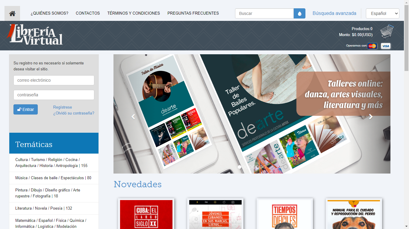 Libreria virtual de Citmatel