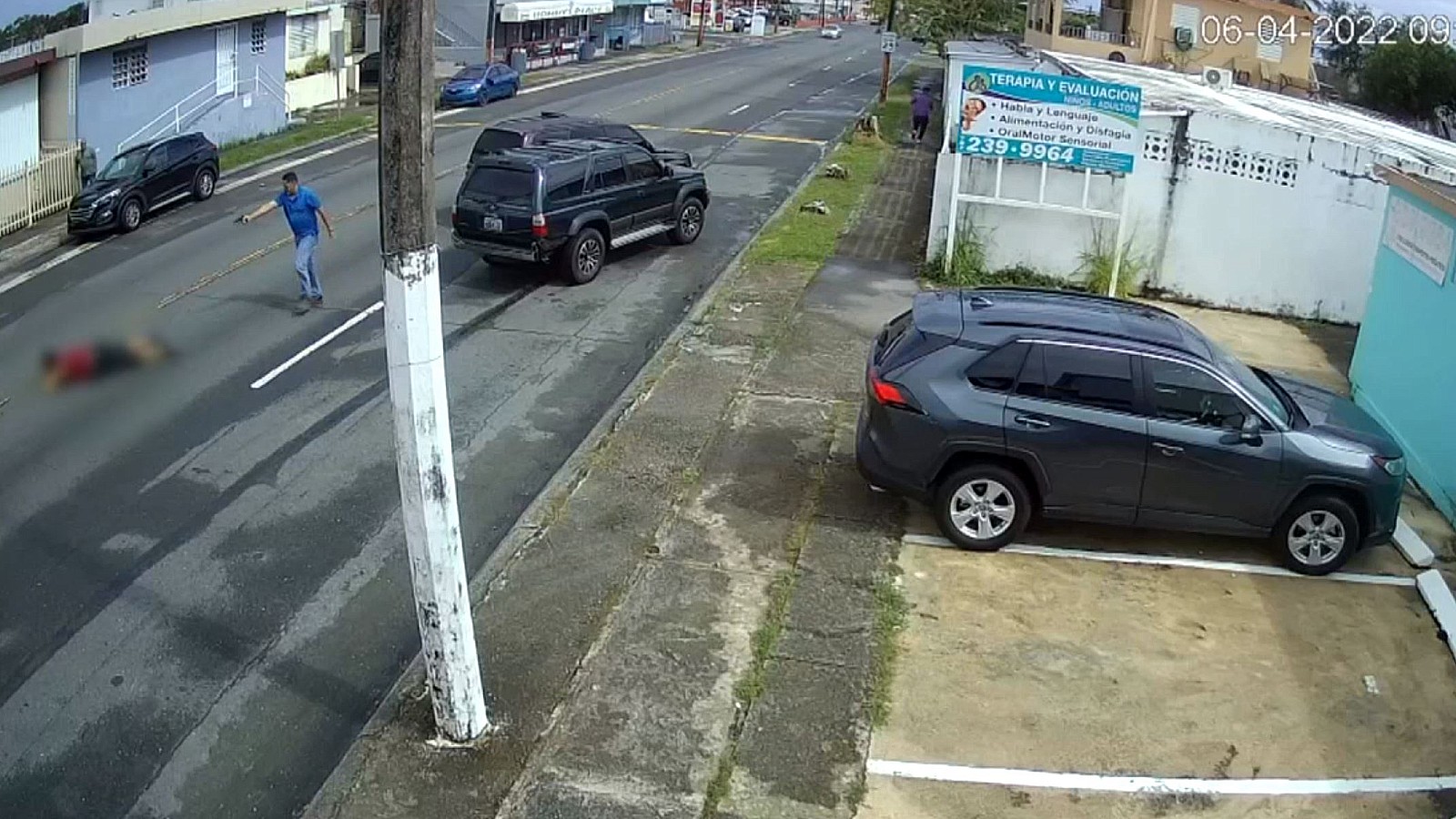 Captado en cámara violento asesinato en plena calle en Puerto Rico