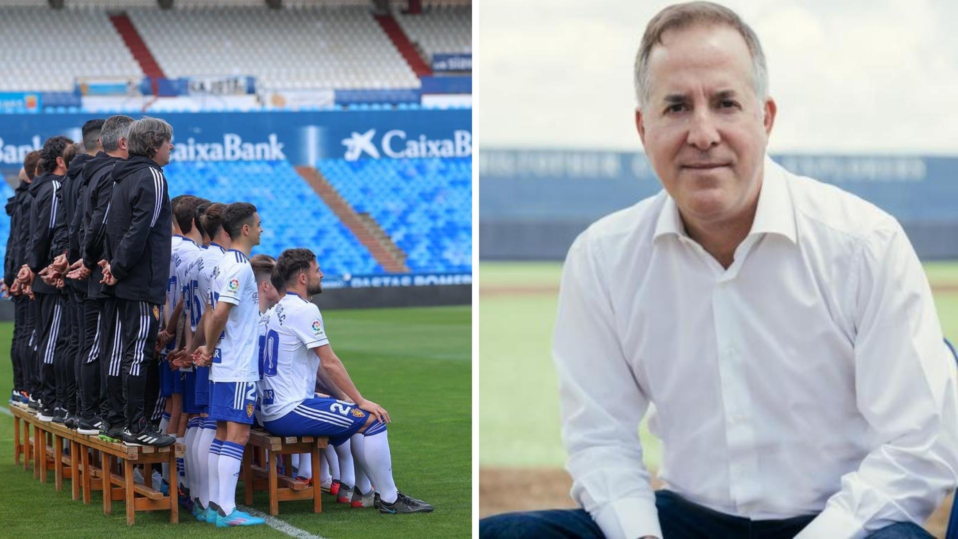 Real Zaragoza y Jorge Mas. Collage: ADN Cuba
