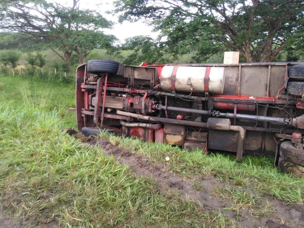 Otra imagen del accidente de tránsito.