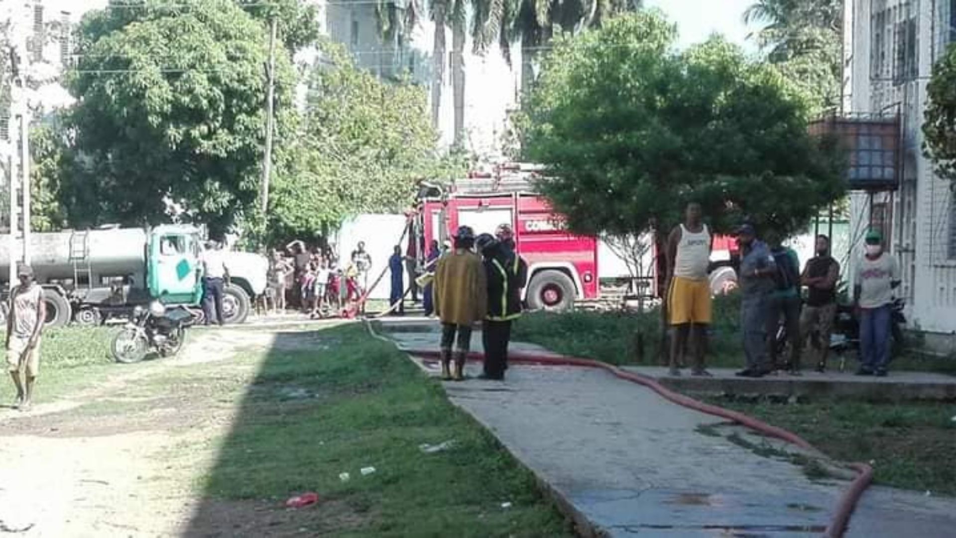 Una cocina eléctrica conectada y la no supervisión antes de salir del apartamento fue la causa del incendio el 2 de mayo