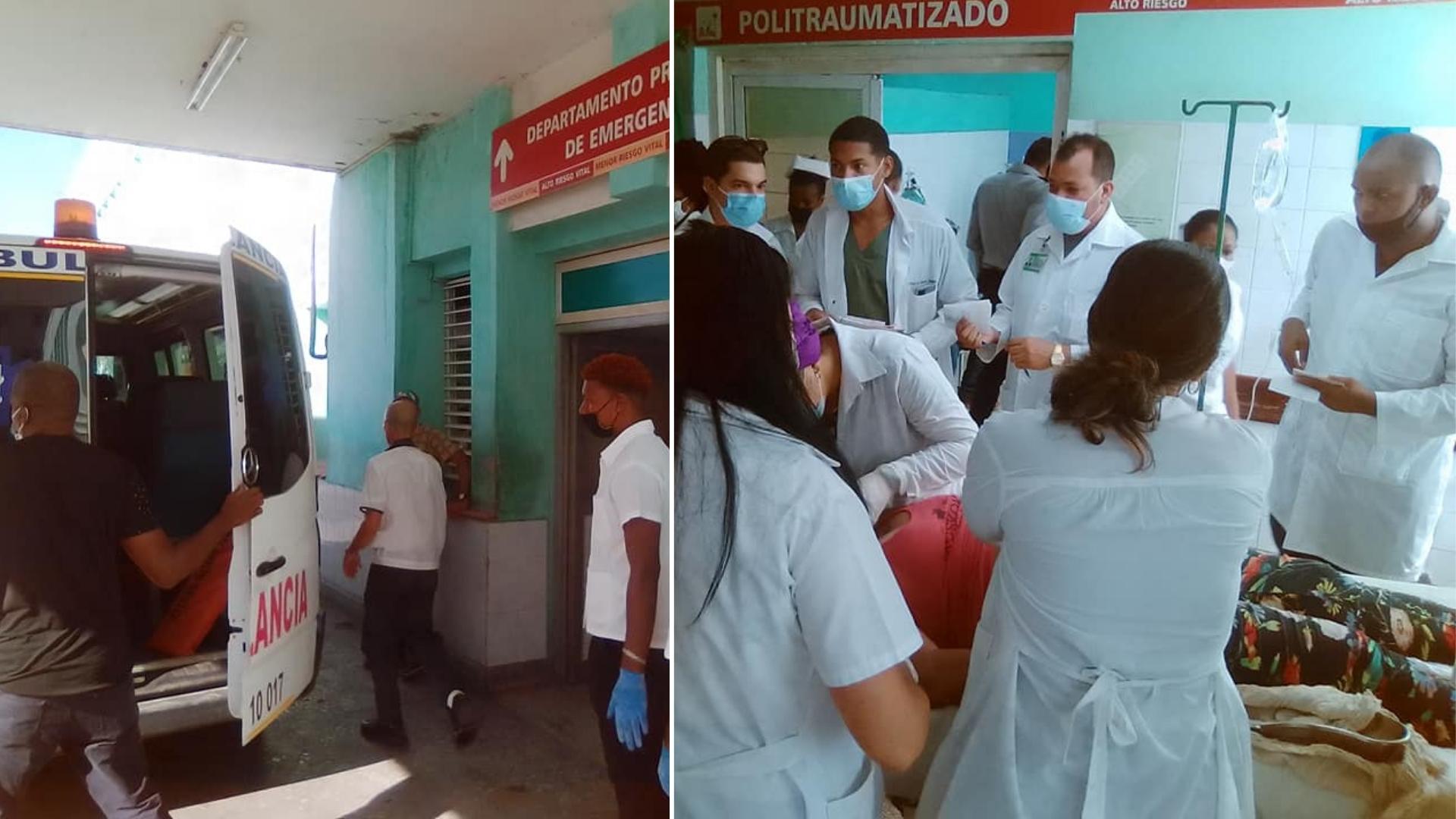 Niños heridos en accidente masivo en Santiago
