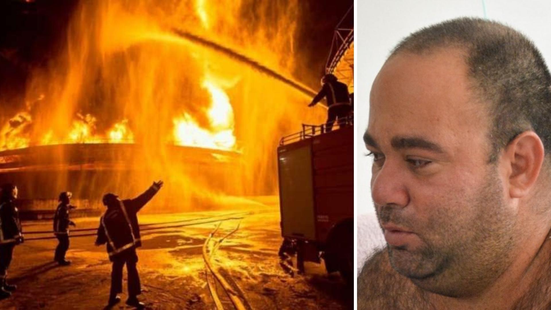 Bombero traumatizado por tragedia de Matanzas