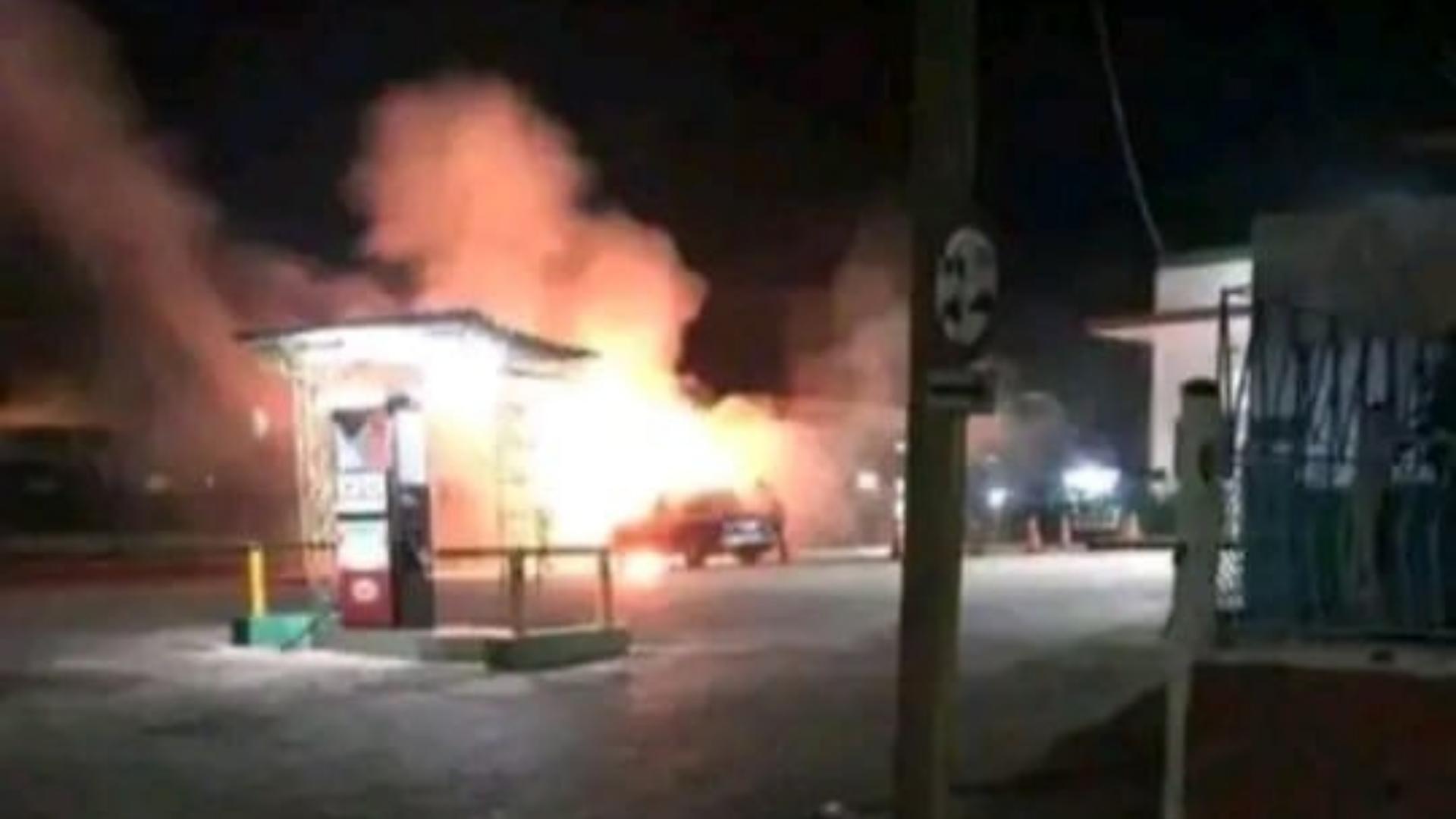 Confirman incendio en una gasolinera de Artemisa