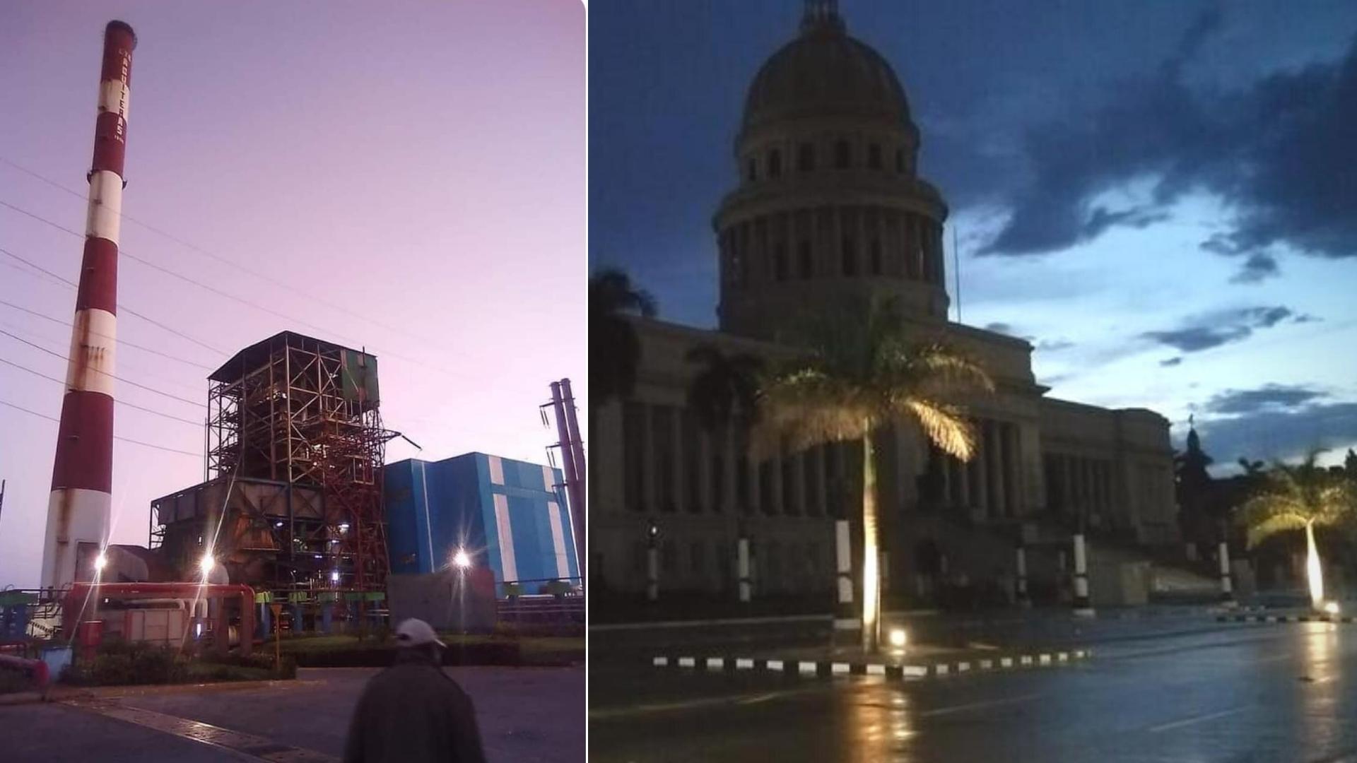 Apagón en La Habana y termoeléctrica se para