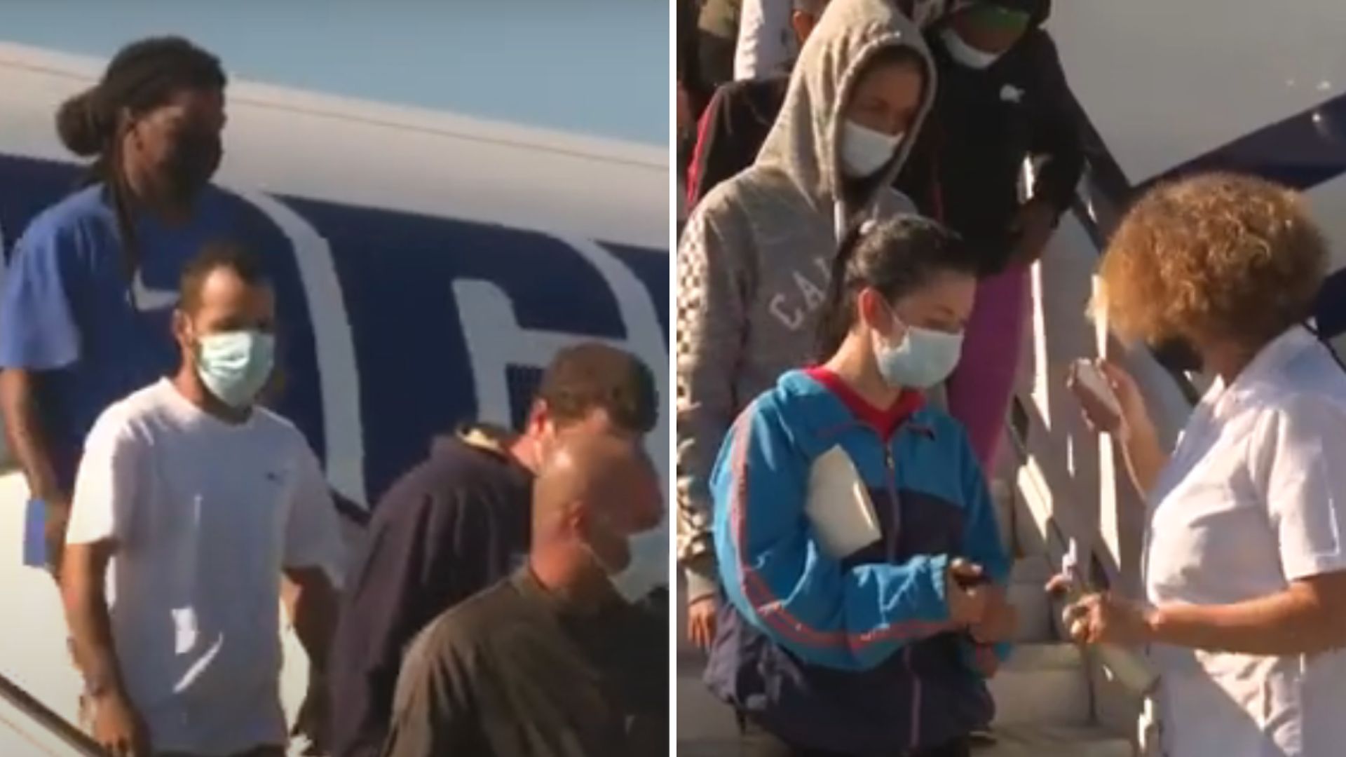 México devuelve otros 60 migrantes cubanos. Foto: Captura de Pantalla/Canal Caribe
