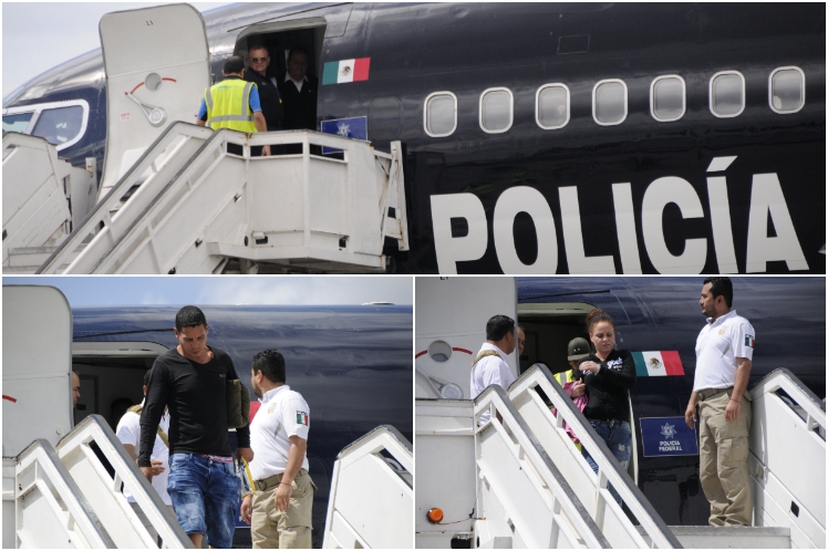 Migrantes cubanos arriban a La Habana tras ser deportados desde México