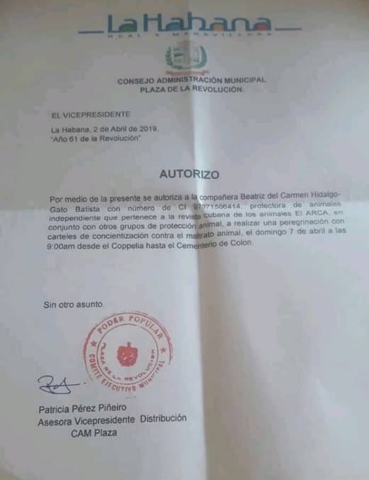 Autorizan marcha contra el maltrato animal
